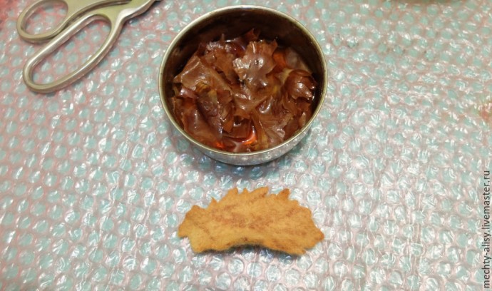 ​Делаем брошь "Осенняя симфония" с применением эко-окрашивания: часть 2