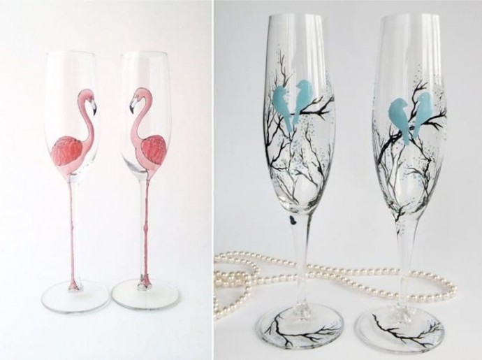 ​Роспись бокалов