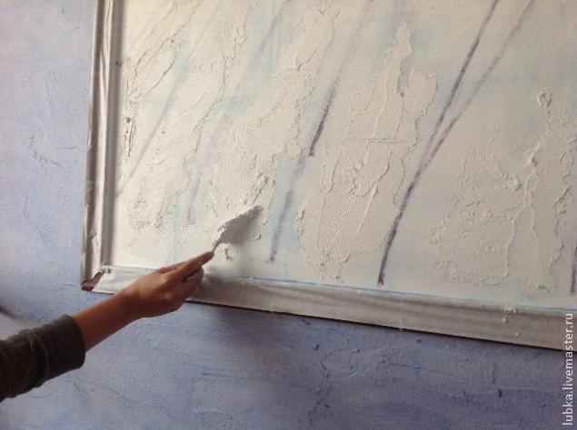 Декор стены: настенная структурная живопись