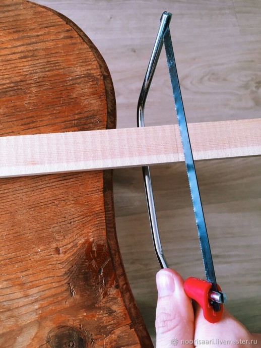 Деревянный держатель для постера: часть 1