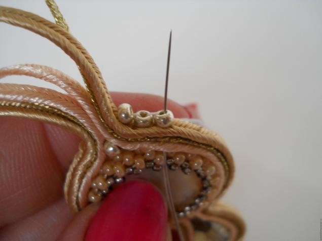 Мастер-класс по сутажу "Сутажные серьги Винтаж": часть 5 Мастер-класс по сутажу "Сутажные серьги Винтаж": часть 5