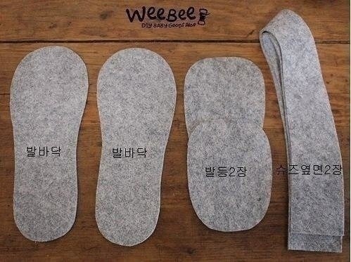 Шьем тапочки из фетра: мастер-класс