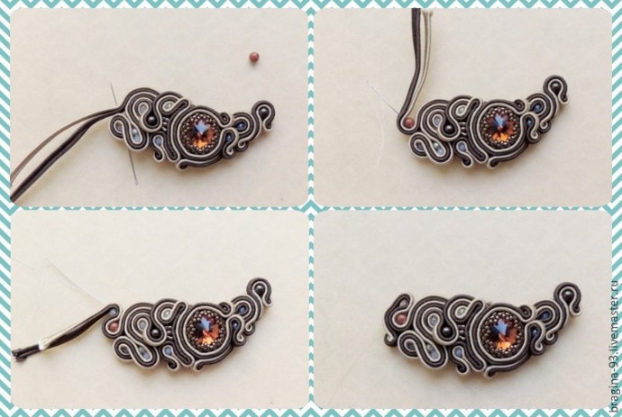Создаем брошь "Парусник": часть 2