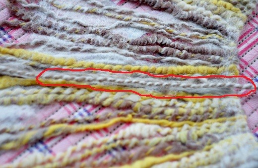 Пелерина валяная из фактурной пряжи: часть 2