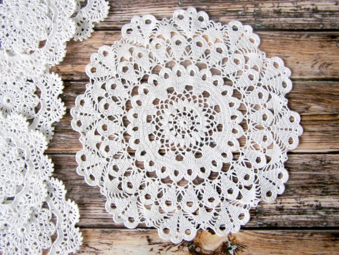 ​Почти идеальная салфетка крючком