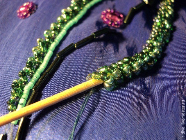 ​Вышивка платья бисером: мастер-класс, часть 8