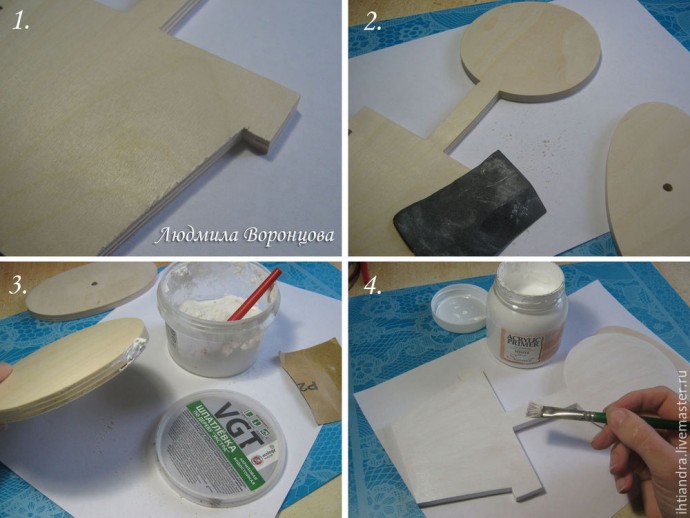 Держатель для украшений "Осенний топиарий": мастер-класс, часть 1