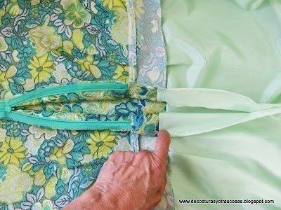 Как вшить потайную молнию в юбку с подкладкой