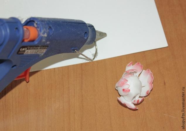 ​Пион из фоамирана своими руками: часть 2