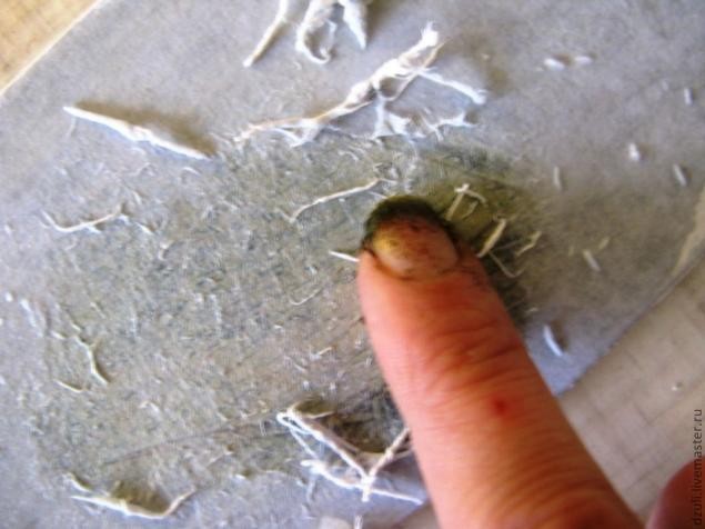 ​Состаренный фон под вживление лазерной распечатки: мастер-класс, часть 2