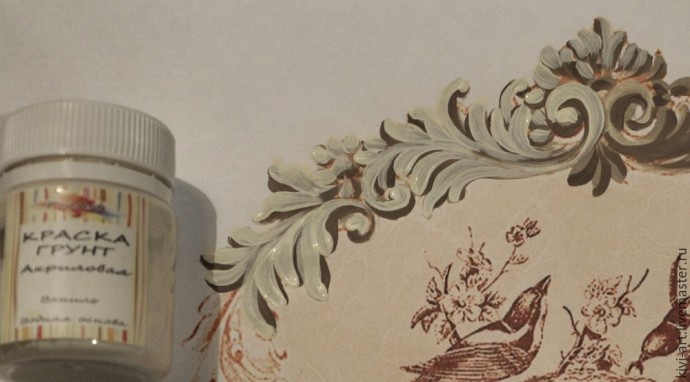 Декорируем чайную коробку "В старом шале": часть 2