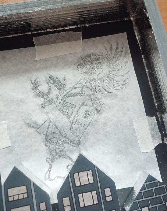 ​Как сделать многоуровневую ключницу с поталью и росписью: часть 3