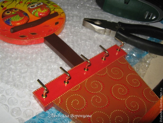 Топиарий с совами: часть 3