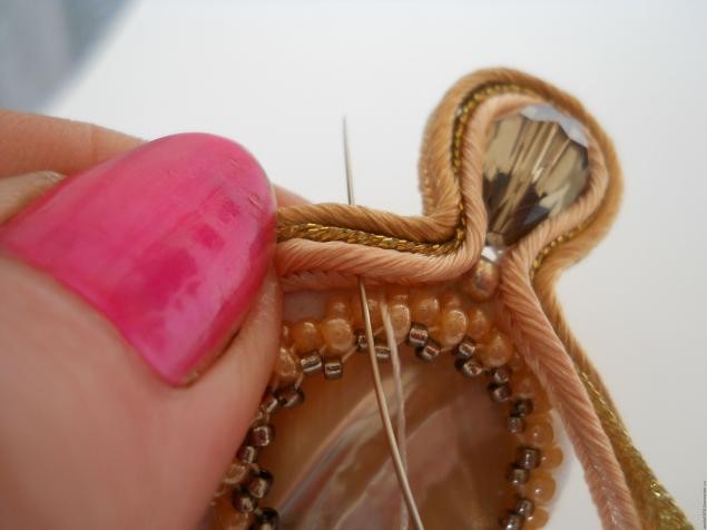 ​Мастер-класс по сутажу "Сутажные серьги Винтаж": часть 3