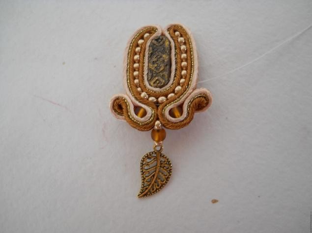 Сутажные серьги "Ромашки по-восточному": мастер-класс, часть 4