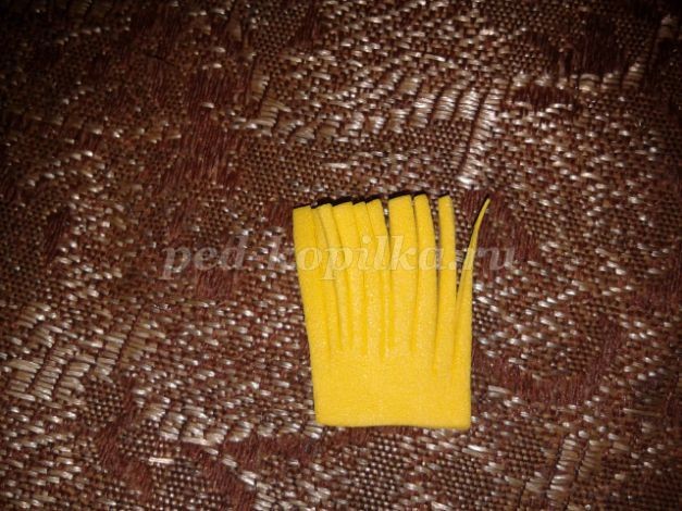 Крокусы из фоамирана: часть 1