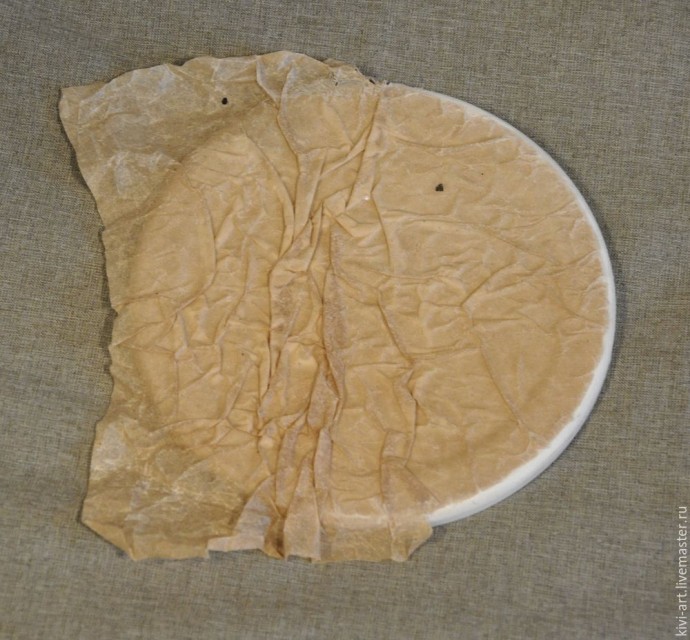 ​Мастер-класс по декорированию часов "Синяя зима": часть 1