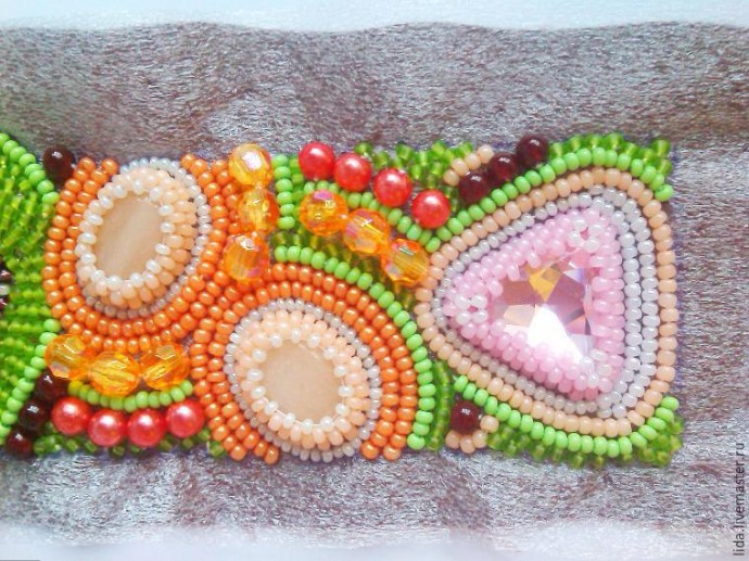 ​Вышиваем браслет "Тутти-Фрутти": часть 2
