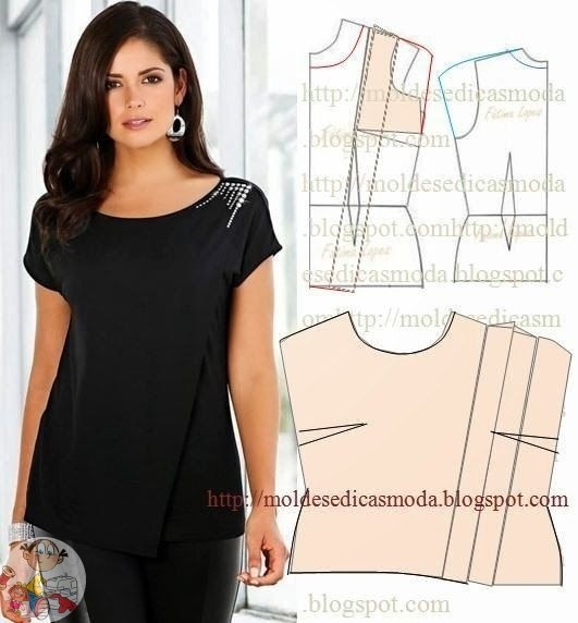 Моделируем всевозможные блузки