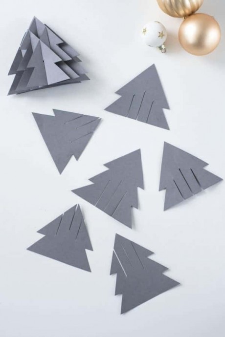 Объёмные ёлки