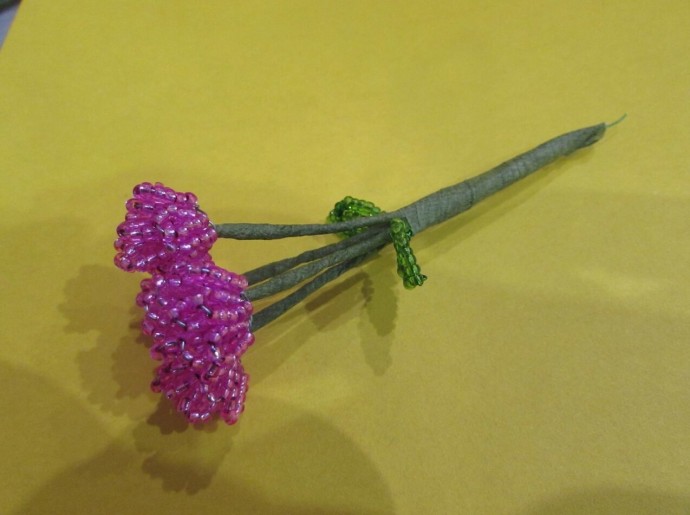 Очиток из бисера