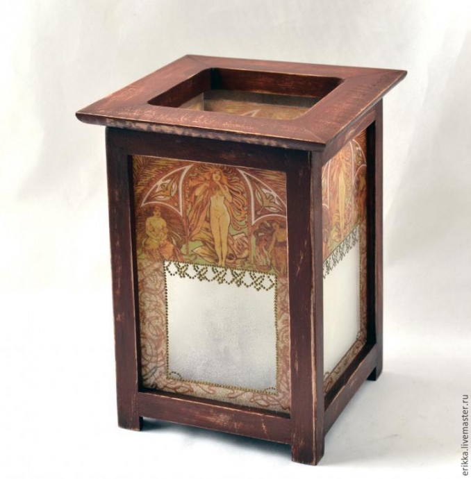 ​Декорируем подсвечник в стиле модерн: часть 3