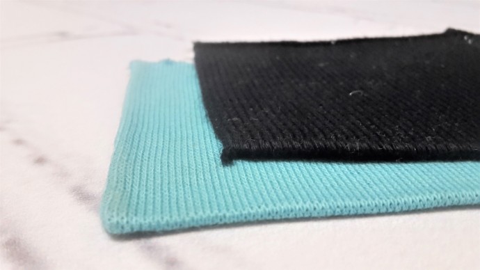 Шьём трикотажный воротник, который используют в рубашках и футболках поло