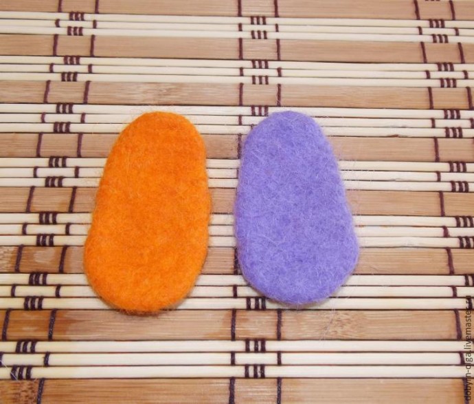 Позитивный пёс Шарик, выполненный в технике сухого и мокрого валяния: часть 2