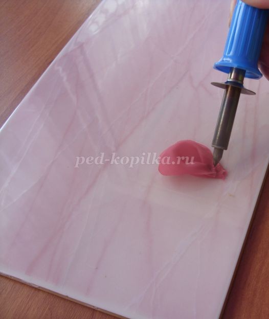 ​Цветок из шелка своими руками: часть 1