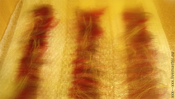 ​Делаем валяную брошь "Увядающие розы": часть 1