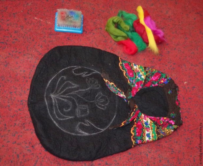 Мастер-класс по валянию сумки "Матрёнушка" с использованием платка: часть 2