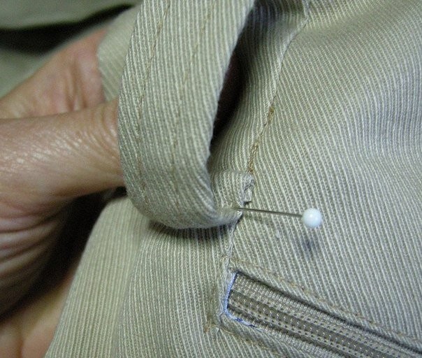 Пришиваем шлевки