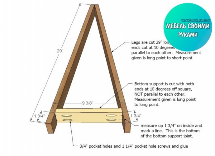​Интересный стол своими руками