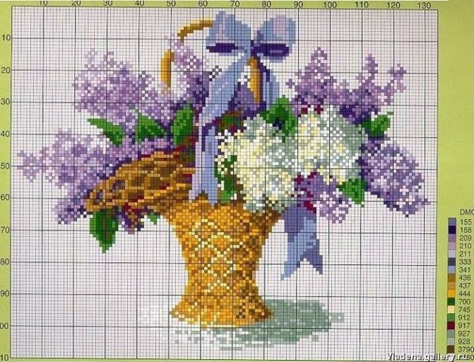 Вышиваем восхитительные букеты цветов Вышиваем восхитительные букеты цветов