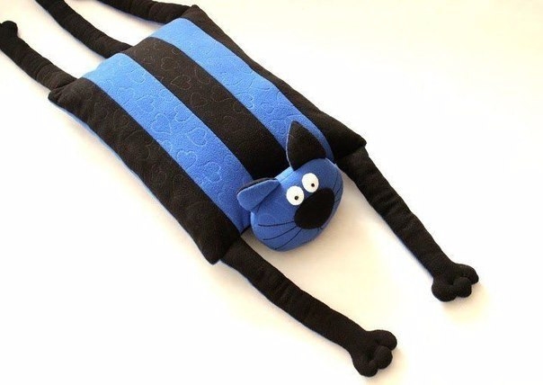 Кот-подушка. Мастер-класс + выкройка