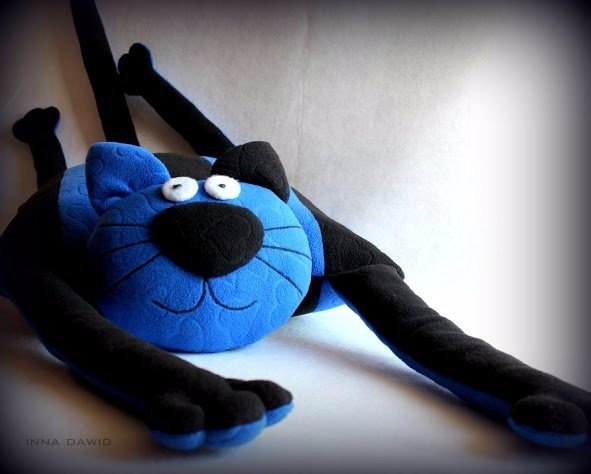 Кот-подушка. Мастер-класс + выкройка