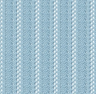 В копилку мастера. Узор спицами.