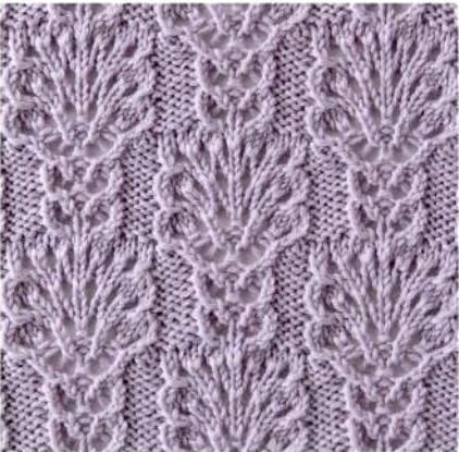 В копилку мастера. Узоры спицами.