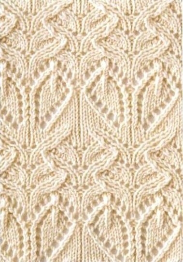 В копилку мастера. Узоры спицами.