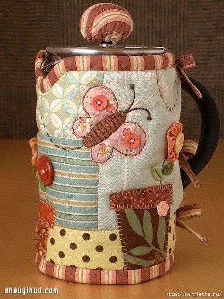 Лоскутное шитьё. Грелки на чайник - идеи для вдохновения