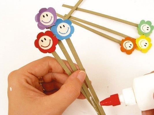 МК Бумажный букетик