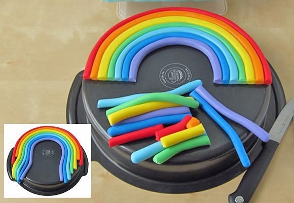 Торт-радуга