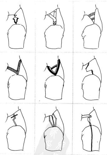 Застежки на плече