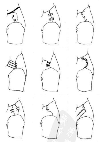 Застежки на плече