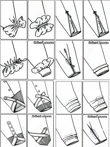 Идеи оформления низа рукава