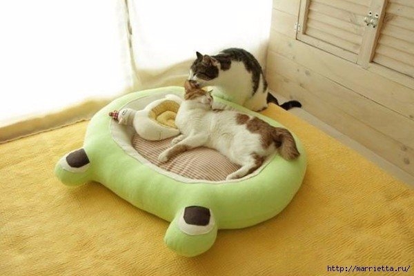 Уютная кроватка для любой кошечки.