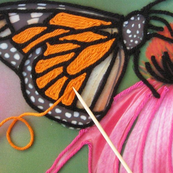 Как рисовать пряжей. МК