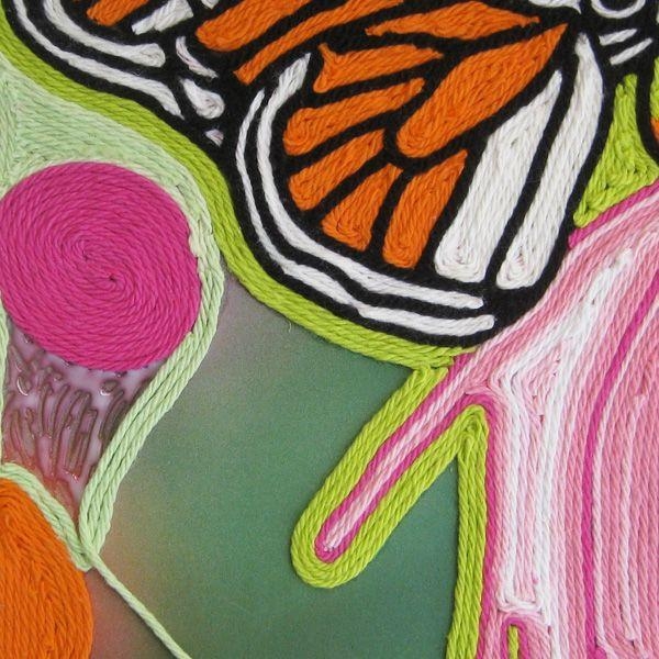 Как рисовать пряжей. МК