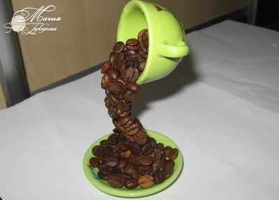 Парящая кружка с кофе