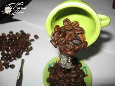 Парящая кружка с кофе